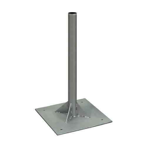 Base plate support horizontal surfaces masts of up to 3 m INGESCO
