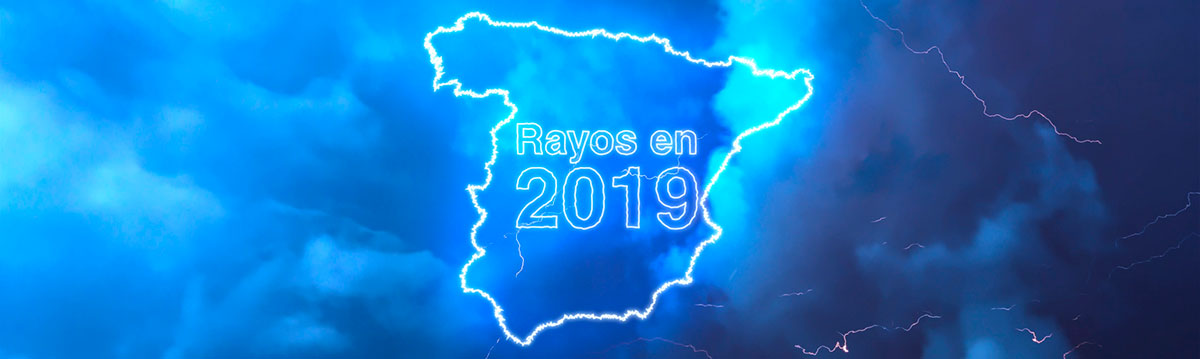 Rayos en la Península Ibérica durante el 2019 Rayos en la Península Ibérica durante el 2019
