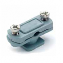 Nylon clamp for round-flat conductor