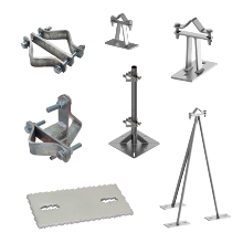 Acessórios de fixação para mastros