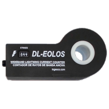 Lightning strike counter for wind turbines