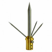 Multiple lightning rod adaptable to mast