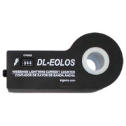 Lightning strike counter for wind turbines