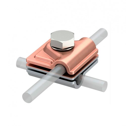 Round conductor adaptable connector - round