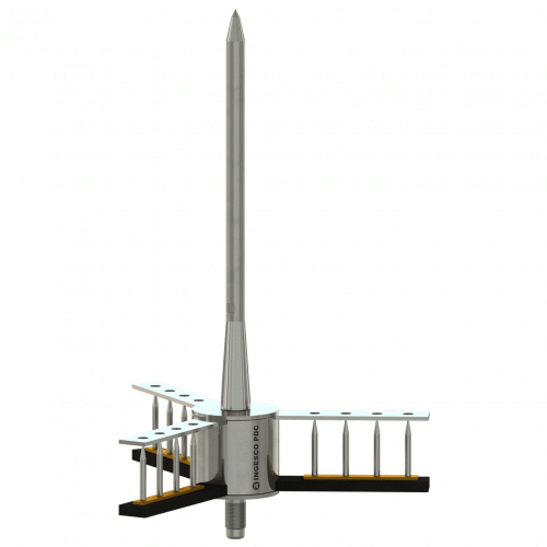ESE Lightning Rod  INGESCO 3.4 with Non Electronic Early Streamer Emission ESE Lightning Rod  INGESCO 3.4 with Non Electronic Early Streamer Emission